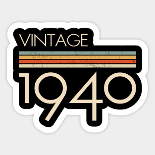 Vintage Classic 1940 Sticker